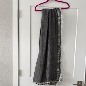 Rock & Roll Gray Scarf